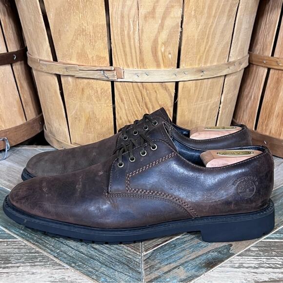 Timberland Concourse Bucks 56583 Brown Leather Waterproof Oxfords Shoes Mens 10 main image 6
